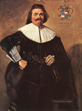  Golden Painting - Tieleman Roosterman portrait Dutch Golden Age Frans Hals